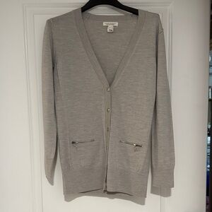 Banana Republic Light Gray Women's Cardigan